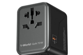 MOMAX Universaladapter 70W GaN Reisestecker 6-in-1