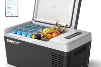 Kompressor Kühlbox 18L, AutoKühlschrank 20℃~20℃, Tragbarer