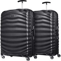 Samsonite Lite-Shock Spinner 75 cm Doppelpack Black - Produktbild