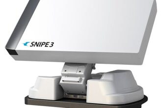 Selfsat Snipe 3 V3 Twin GPS Vollautomatische Satellitenantenne Skew Sat System Camping - Produktbild
