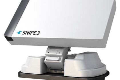Selfsat Snipe 3 V3 Twin GPS Vollautomatische Satellitenantenne Skew Sat System Camping - Produktbild