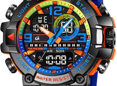 Armbanduhr Herren Groß Sportlich Digitaluhr Wasserdichte