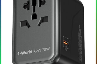 MOMAX Reisestecker Adapter 70W 6-in-1 mit