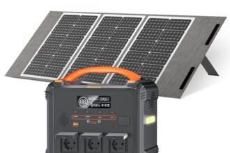 Newsmy 1102,5 Wh 2000W Tragbares Powerstation