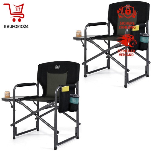 Faltbarer Campingstuhl 2er Set ultraleicht 3,3kg