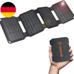 Flexsolar 10W Tragbares Solarpanel USB-A, IP67