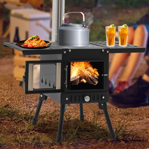 Tragbarer Mini Holzofen Zeltofen Campingofen Kocher
