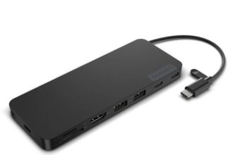 Lenovo USB-C Slim Travel Dock, Reisedockingstation,