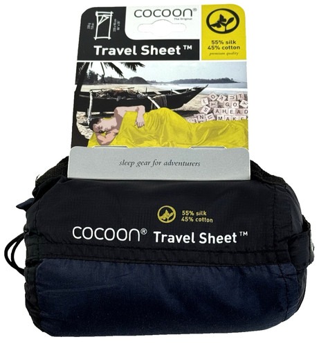 Cocoon TravelSheet Reiseschlafsack 220x90cm Seide-Baumwolle Innen