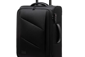 Handgepäck Koffer,Trolley,Klein,Reisekoffer,Leicht,55cm,45L,TSA,4 Rollen