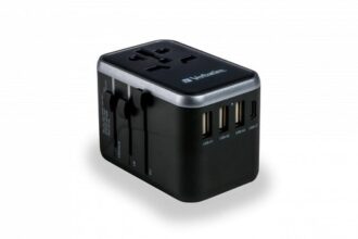 Verbatim W128869203 49546 Universal Travel Adapter