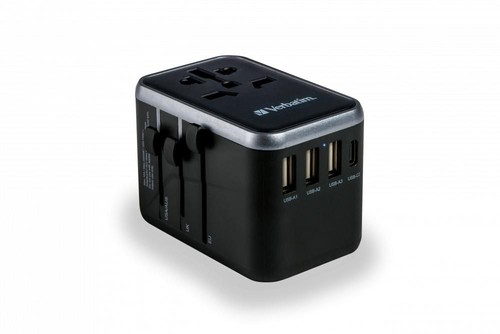 Verbatim W128869203 49546 Universal Travel Adapter