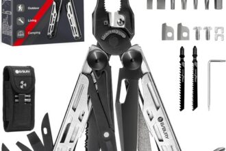 BIBURY Multitool 32 Funktionen Edelstahl Faltbare