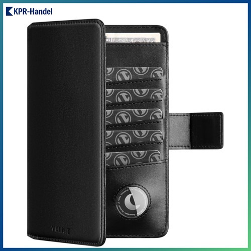 RFID Blocker Reisepasshülle mit Airtag-Halter aus