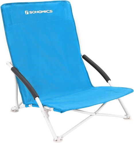 SONGMICS Strandstuhl, Klappbarer Campingstuhl, Klappstuhl Mit