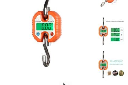 WeiHeng Digitale Gepäckwaage Kofferwaage Tragbar 150kg