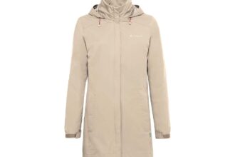 VAUDE Damen-Regen-Parka "Escape" mit separatem Kragen, linen, Gr. 36