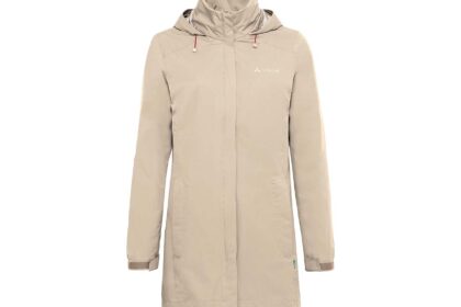 VAUDE Damen-Regen-Parka "Escape" mit separatem Kragen, linen, Gr. 36