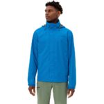 VAUDE Herren-Outdoorjacke "Escape Light jacket" mit sep. Kragen, radiate blue, Gr. M