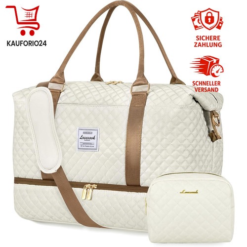 Reisetasche Damen Sporttasche Groß mit Schuhfach