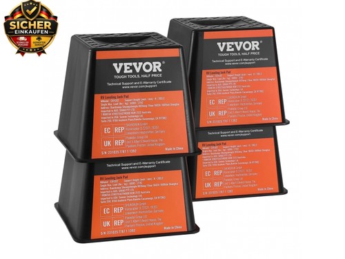 Anhänger-Wagenheberblock Wohnmobil-Reisezubehör, 4er-Pack Wagenheber 2721 kg