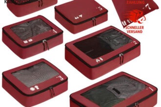 Packwürfel 7 Stück Reise-Organizer Reisezubehör Aufbewahrungstaschen
