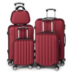 5-teiliges Set Reisekoffer Trolley Set Hartschalenkoffer