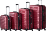 Juskys® Hartschale Kofferset Reisekoffer 4 Teilig