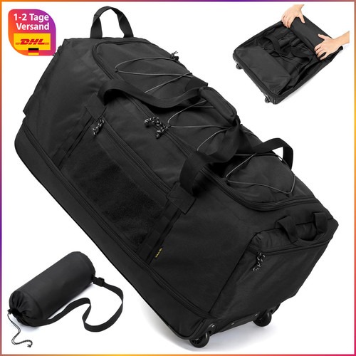 Faltbare Reisetasche mit Rollen XXL 130-170L