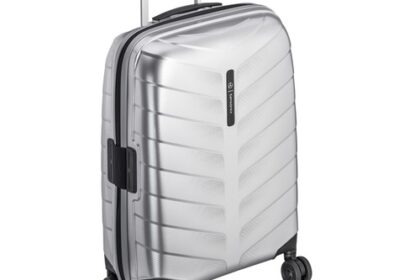Mercedes-Benz Koffer, Spinner 55 silber Polypropylen/Polyester