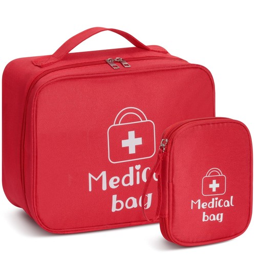 Medikamententasche, 2 Stück Reiseapotheke Tasche Wasserdicht,