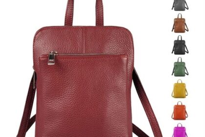 ITALY DAMEN LEDER RUCKSACK TASCHE SchulterTasche