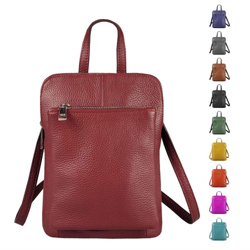 ITALY DAMEN LEDER RUCKSACK TASCHE SchulterTasche
