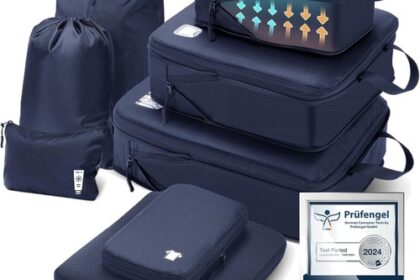 Packing Cubes Compression 8er Set Reisegepäck-Organizer