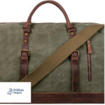 S-ZONE Reisetasche 60L Vintage Canvas Crazy
