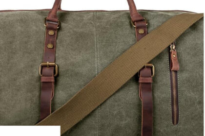 S-ZONE Reisetasche 60L Vintage Canvas Crazy