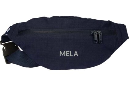 MELA Bio-Bauchtasche 'KALINDI' aus Ripstop, navy
