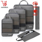 Packwürfel Set mit Reiseschuhtasche und Wäschesack