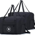 Handgepäck Tasche 40x20x25cm Nylon Schwarz Ryanair