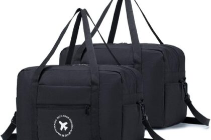 Handgepäck Tasche 40x20x25cm Nylon Schwarz Ryanair