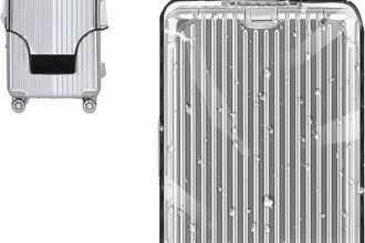 Hochwertige Kofferabdeckung Schutzhülle PVC Staubdicht Wiederverwendbar