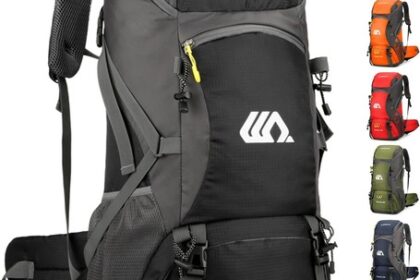 jianyana Wanderrucksack 50L Trekkingrucksack Regenhülle Reiserucksack