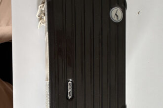 Lufthansa First RIMOWA Hartschalenkoffer Aluminium Schwarz