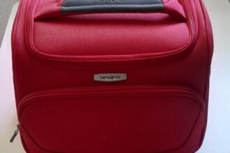 SAMSONITE Beautycase Kosmetikkoffer Schminkkoffer Kosmetiktasche Rot