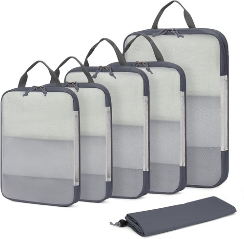 ECOHUB 6 Teilige Koffer Organizer Kompression
