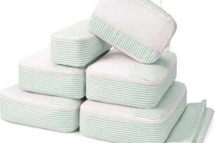 Packwürfel Organizer Set, 7-teilig, Rucksack Kofferorganizer,