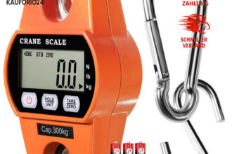 Digitale Gepäckwaage Tragbare Hakenwaage 300kg LCD
