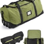 Faltbare Reisetasche mit Rollen 83L Leicht