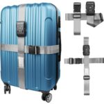 Koffergurt TSA Zahlenschloss Kofferband Verstellbar Reise