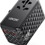 LENCENT Reiseadapter 120W Universeller Steckdosenadapter mit